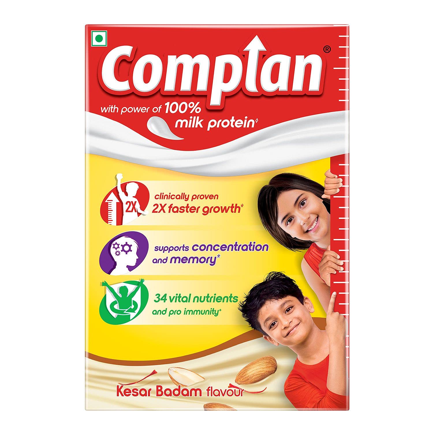 Complan Kesar Badam 500g, Refill 